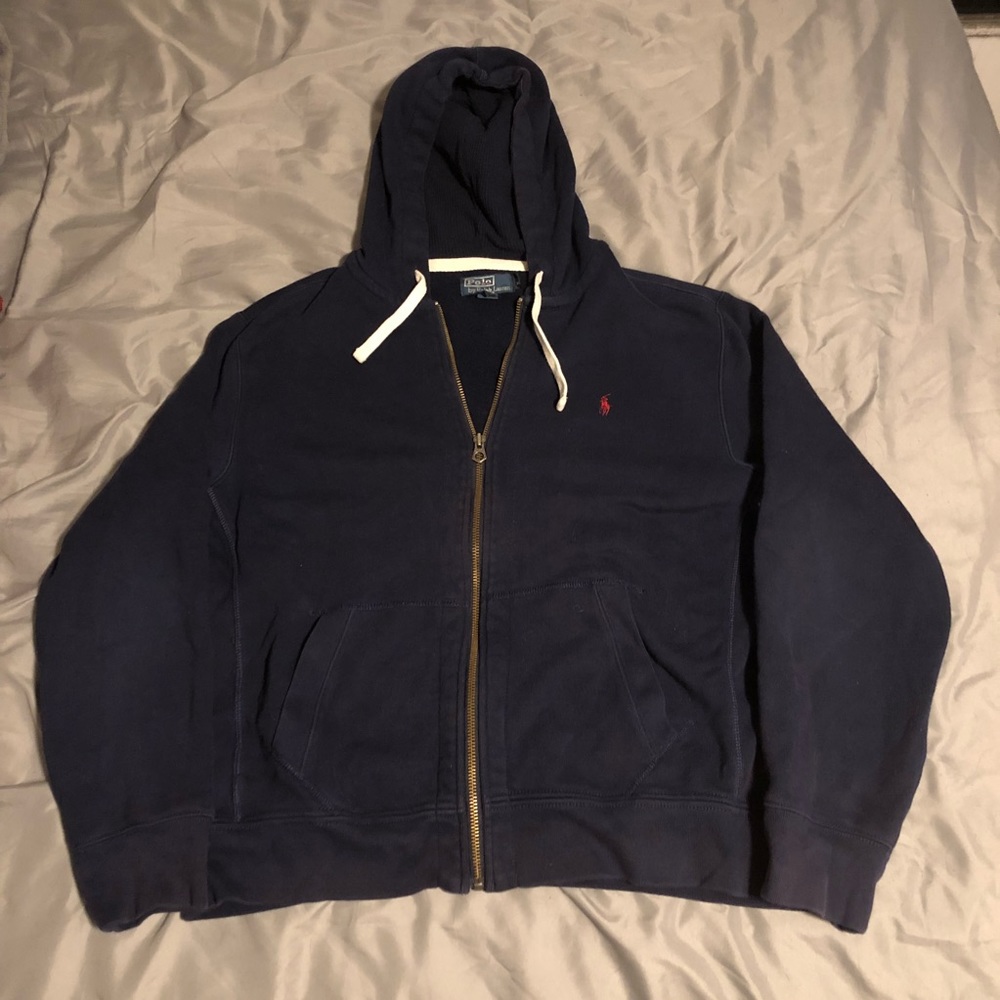 VINTAGE POLO RALPH LAUREN ZIP-UP HOODIE